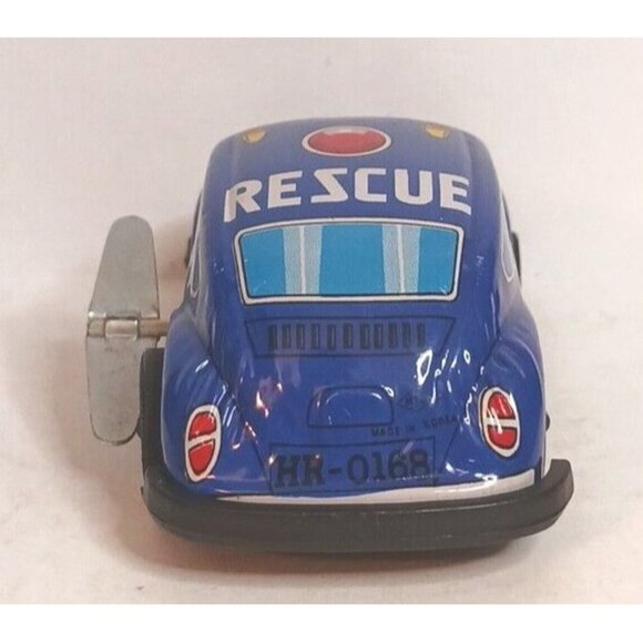 MTU Toys Volkswagon Beetle Rescue 1970s Wind Up Korea Excellent Condition - Picture 6 of 9